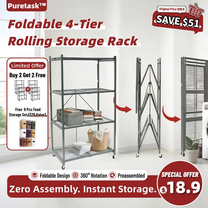 Puretask™ Heavy-Duty storage Shelf – Ready to Use