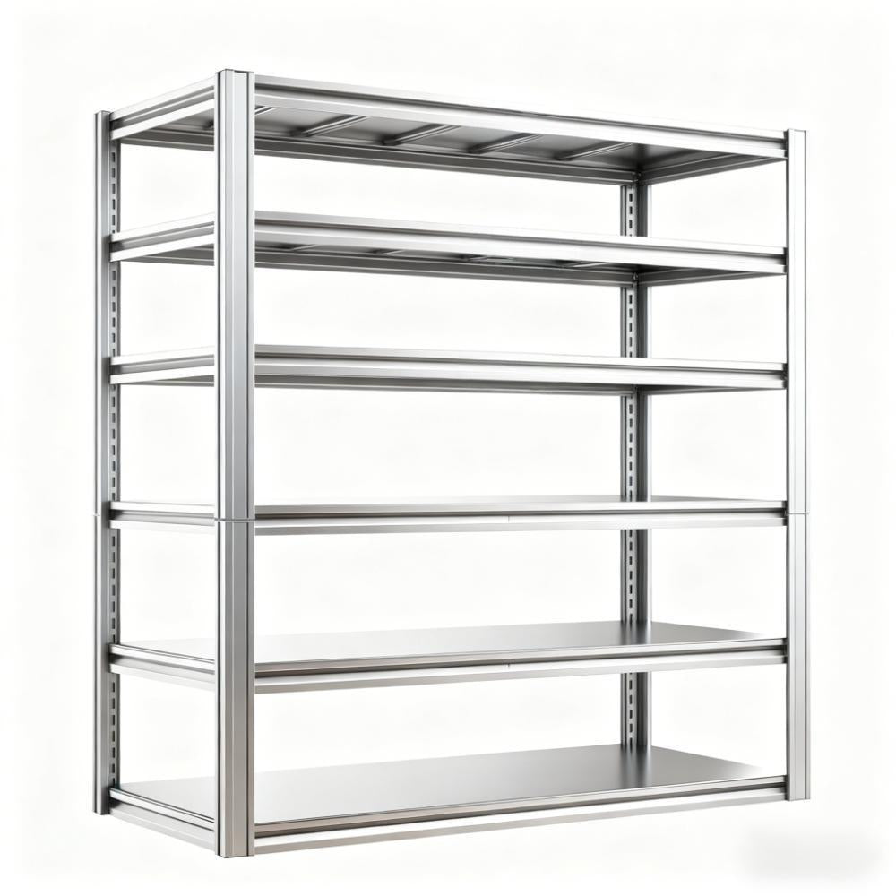 5-Tier Heavy Duty Rack 3500LBS Capacity Adjustable Industrial Style