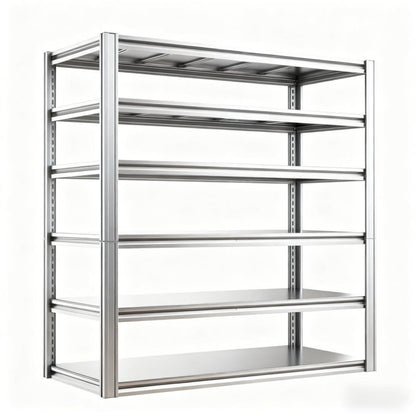 5-Tier Heavy Duty Rack 3500LBS Capacity Adjustable Industrial Style