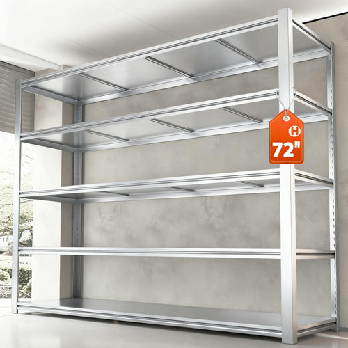 48.2" Heavy Duty Storage Rack 3000LBS 5-Tier Adjustable