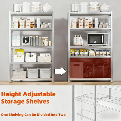 5-Tier Heavy Duty Rack 3500LBS Capacity Adjustable Industrial Style